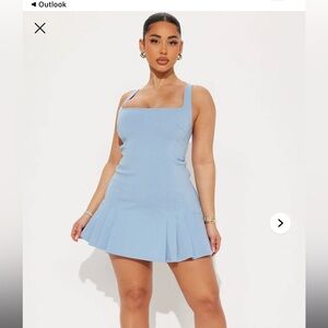NEVER WORN! BRAND NEW WITH TAGS! Fashion Nova Light Blue Mini Dress